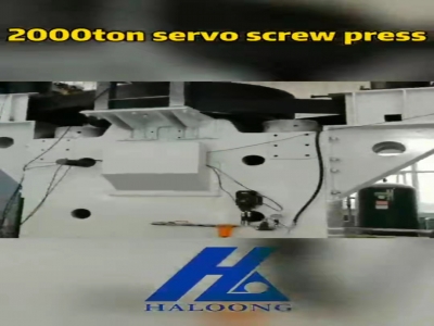 Haloong's 2000 ton servo electric screw press