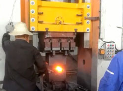 Hot die forging，forging press for auto parts' hot forging