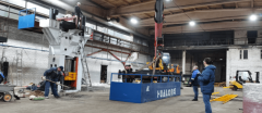 ＂Forging press＂ -- made in China! -- Record the installation of Haloong forging press in Russia